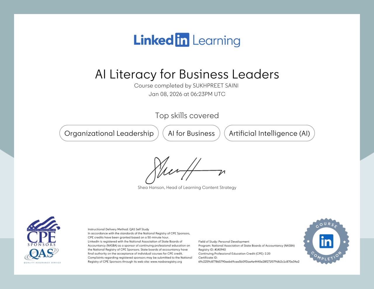 AI Literacy for Business Leaders