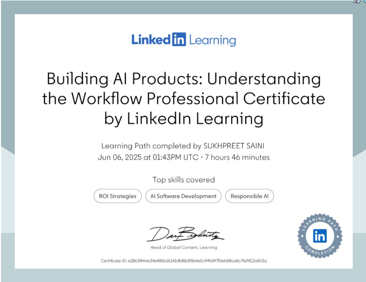 AI Products Certification