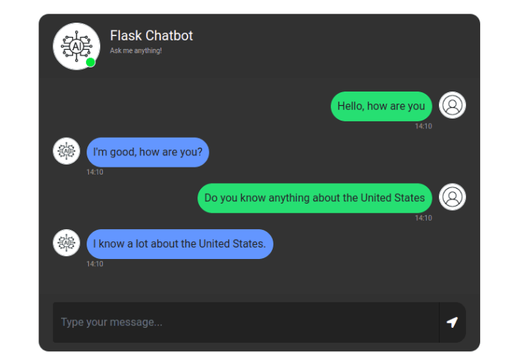 Chatbot with Flask