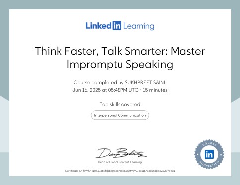 Communication Certification